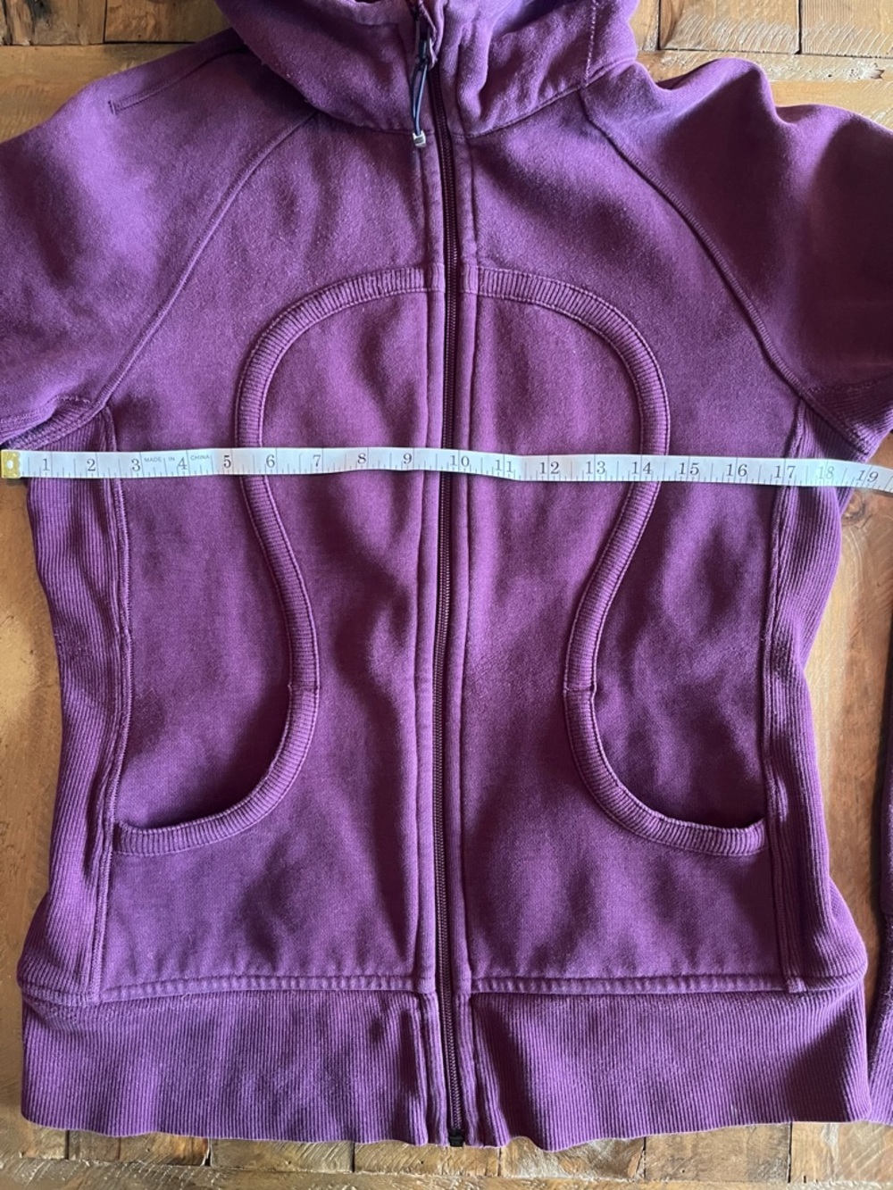 LULULEMON ATHLETICA purple scuba hoodie US 8 - Picture 7 of 12